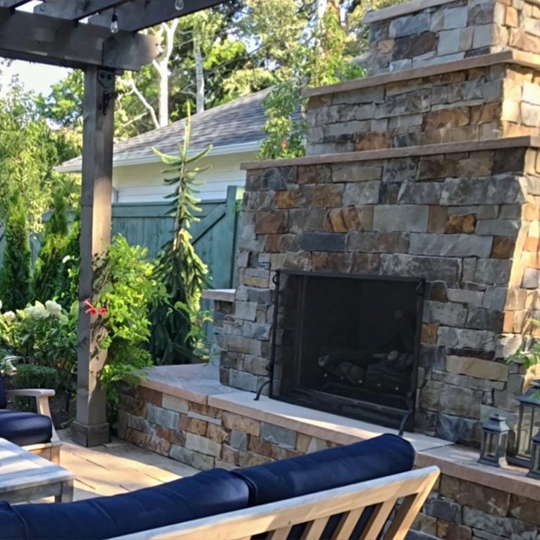 Outdoor Fireplace Design