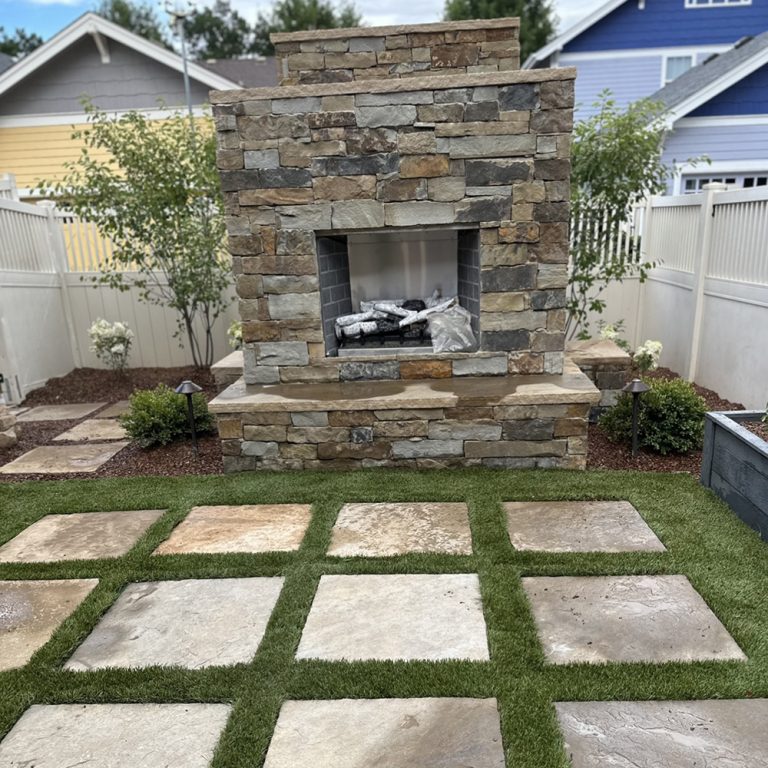 Outdoor Fireplace Design