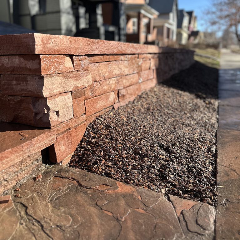 Wall installation work