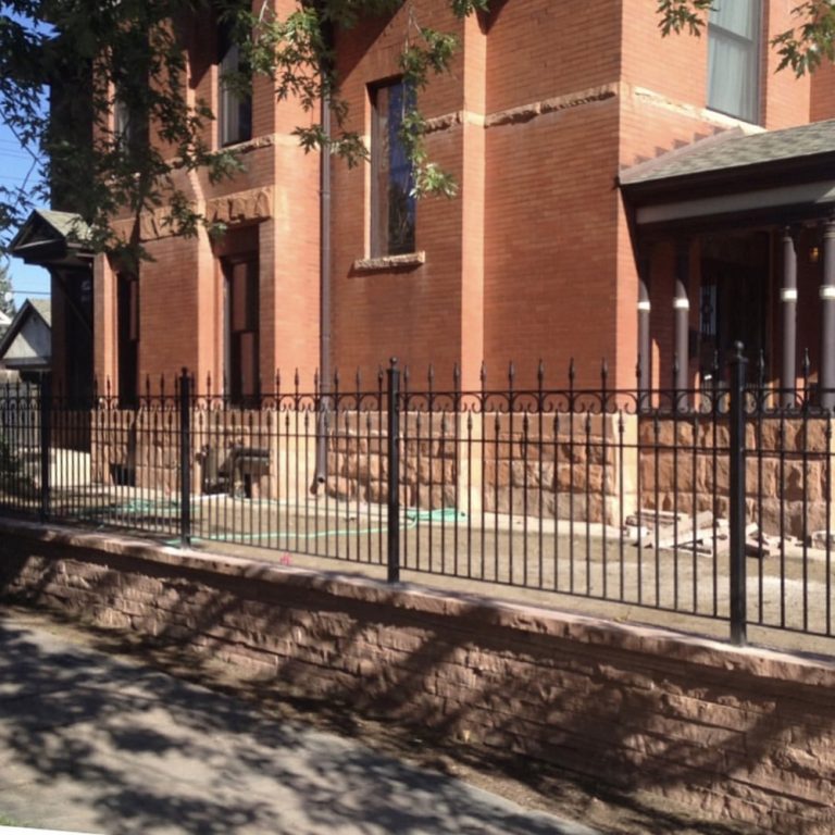 Fence & stone wall retaining